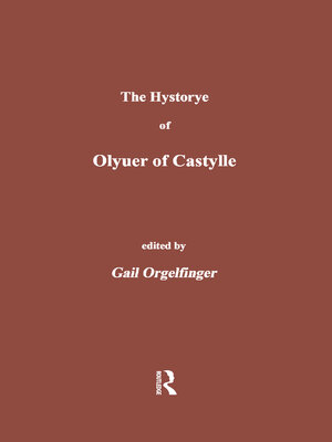 cover image of The Hystorye of Olyuer of Castylle